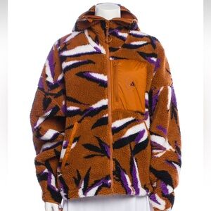 Stella McCartney x Adidas faux fur sport jacket oversized fit